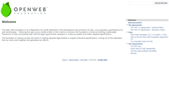 Desktop Screenshot of openwebfoundation.org